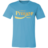 "Prayer Works" Gold Foil, Inspirational, Unisex, Empowerment, Graphic T-shirt