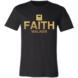 "FaithWalker" Metallic Gold T-Shirt