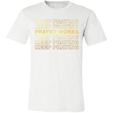 "Keep Praying" Metallic Gold T-Shirt