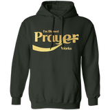 "I'm Blessed Prayer Works" Metallic Gold Pullover Hoodie