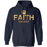 "FaithWalker" Metallic Gold Pullover Hoodie