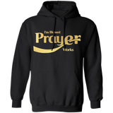 "I'm Blessed Prayer Works" Metallic Gold Pullover Hoodie