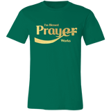 "Prayer Works" Gold Foil, Inspirational, Unisex, Empowerment, Graphic T-shirt