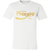 "Prayer Works" Gold Foil, Inspirational, Unisex, Empowerment, Graphic T-shirt