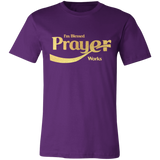 "Prayer Works" Gold Foil, Inspirational, Unisex, Empowerment, Graphic T-shirt